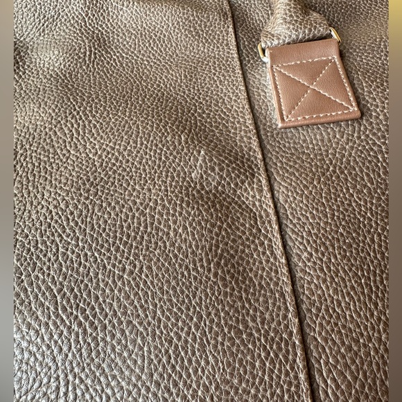 Lagerfeld brown vegan leather overnight bag - Picture 6 of 16